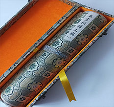 南安书画装裱案例